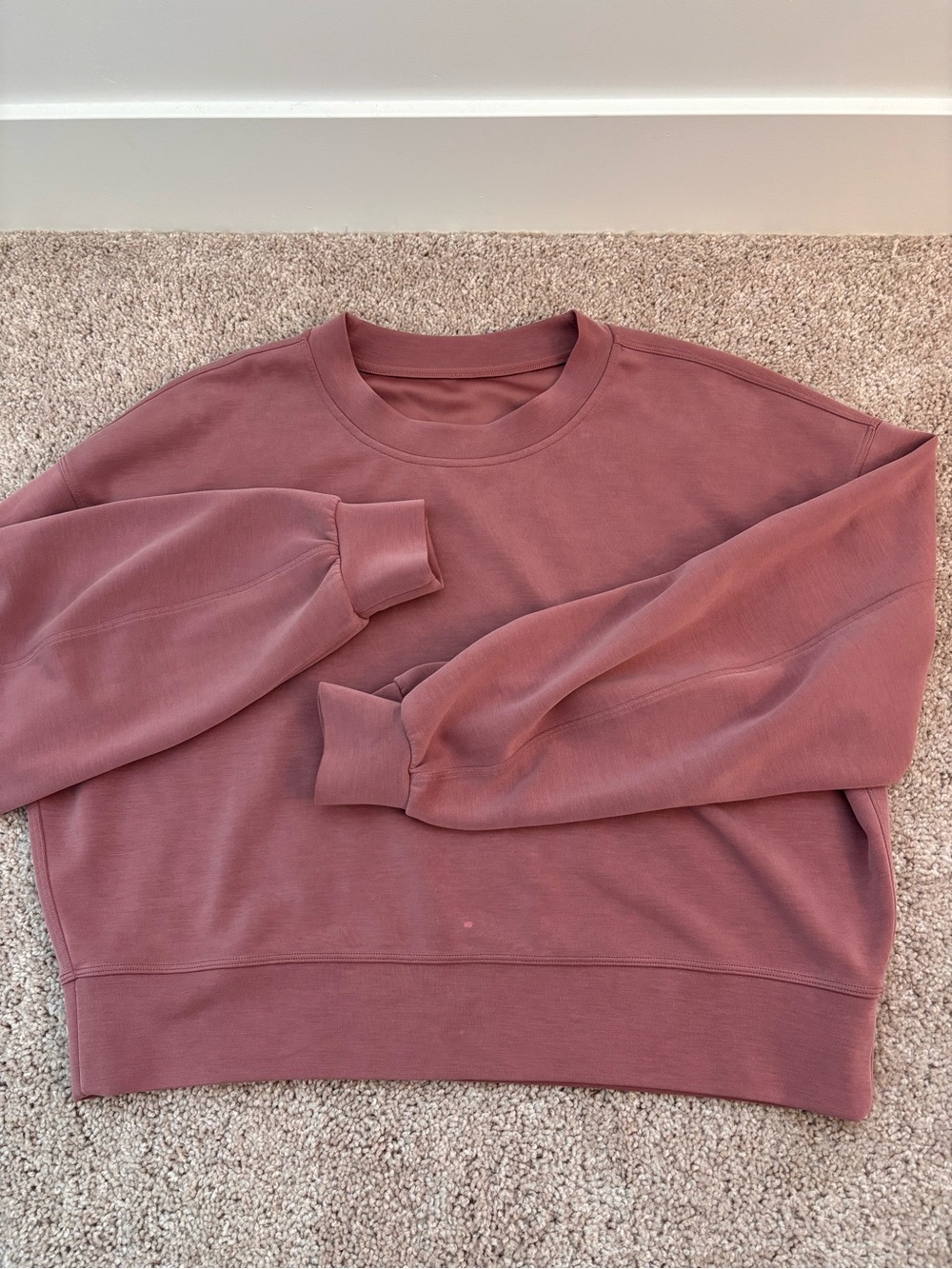 Lululemon Softstream Crewneck in Dusty Rose